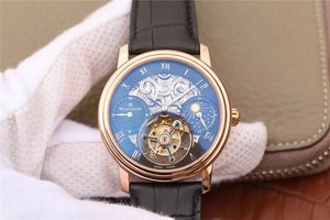 BM مصنع إعادة محفورة سلسلة بلانكبين الرئيسية 00235-3631-55B ارتفع الذهب tourbillon البلاتين ووتش.