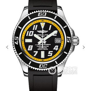 GM Breitling SUPEROCEAN42 Superocean 42 watch series Superocean 42 watch inner ring, with yellow, red, blue, black and white