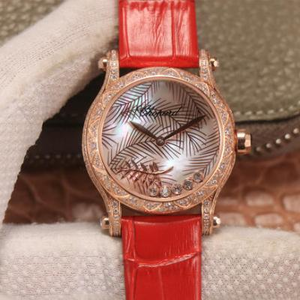 Chopard HAPPYSPORT series ladies watch Happy diamond series ladies watch leather strap automatic mechanical movement