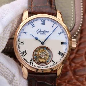 ساعة Glashütte Senator Series True Tourbillon (يدوية) للرجال