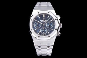 JH ترقية AP 26320ST.OO.1220ST.03 Royal Oak Series AISA7750 Automatic Chronograph Movement Stainless Steel Strap Men's Watch