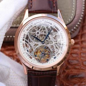 LH Jaeger-LeCoultre Master Series Tourbillon replica watch real tourbillon automatic movement hollow men's watch