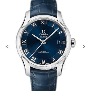 تم إطلاق VS Omega De Ville Classic Black مع ساعة رجالية ذات عيار متحد المحور 8500 تمساح حزام التقويم