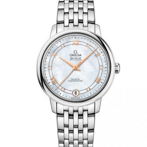 MKS Omega Diefei Classic Ladies Series 424.10.33.20.55.002 ساعة يد نسائية بحزام من الفولاذ المقاوم للصدأ أوتوماتيكية بحركة ميكانيكية