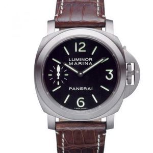 Panerai PAM177 44mm صقيع التيتانيوم مع حالة الياقوت الكريستال الزجاج مضيئة فائقة.