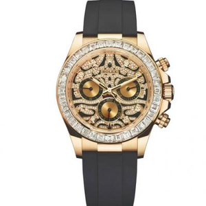 BGF Rolex Oyster Perpetual Cosmograph Daytona 116588 TBR precious ring set with 36 trapezoidal diamonds