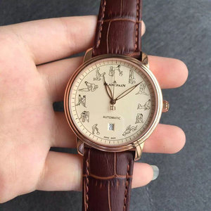 Den nye Blancpain Erotica ur bærer følelser, produceret af MK fabrik, størrelse 38x11.5mm