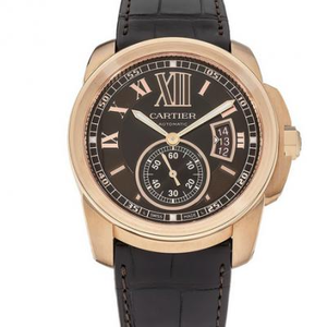 JF Factory CALIBRE Pap Kort Kalender Serie W7100007 Mekanisk Mænds Watch Rose Gold