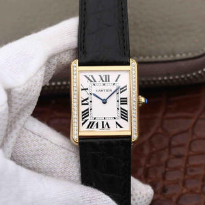 K11 fabrik Cartier TANK tank serie W5200002 kvarts damer se top en-til-en replika