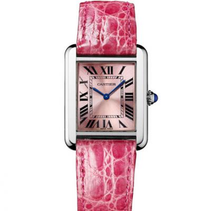 K11 Factory Cartier TANK Serie W5200000 Kvarts Kvinde Watch Powder Noodle