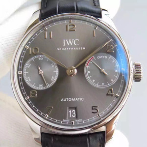 IWC 7 model IW500702 stål sag serie: Portugal tilpasset 52010 automatisk mekanisk mandlige ur