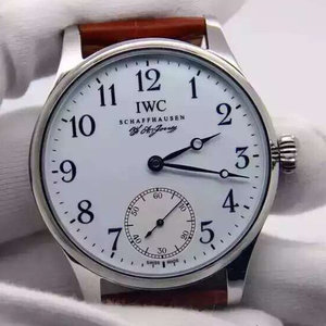 IWC portugisiske serie Jones underskrift erindringsmønter model, manuel mekanisk bevægelse mænds ur