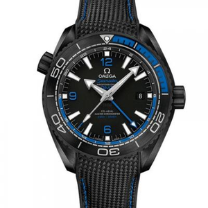 VS Factory Omega 215.92.46.22.01.002 alle sorte keramiske ocean univers 600 meter "dybhavs sort" mekanisk ur