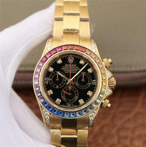 Rolex Daytona-116598RBOW serien fortsætter det klassiske mesterværk siden 1963. 18k guld mænds ur