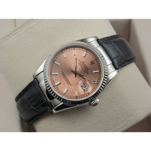 Rolex Rolex Watch Datejust Strap Pink Face Mænds Watch schweiziske ETA2836 Automatisk mekanisk bevægelse