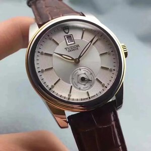 Boutique Tudor-tudor Jun Jue serien mænds mekaniske to-hånds og en halv mænds ur