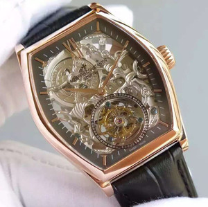 Vacheron Constantin Malta serien hule tourbillon, selvoptringende mekanisk reel tourbillon bevægelse mænds ur