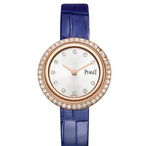 Re-indgraveret Piaget Besiddelse G0A43082 Ladies Quartz Watch New Rose Gold