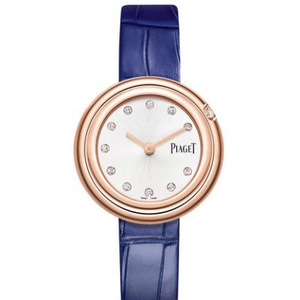 Re-indgraveret Piaget Besiddelse G0A43082 Ladies Quartz Watch New Rose Gold