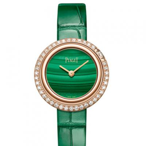 Re-indgraveret Piaget Besiddelse G0A43087 Ladies Quartz Watch New Rose Gold