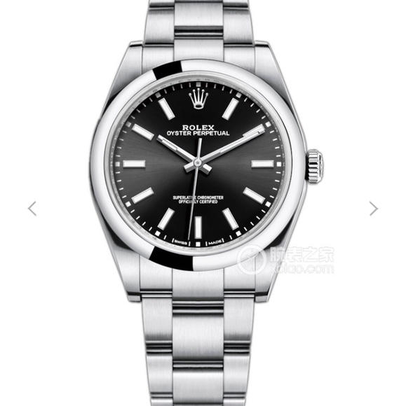 AR Rolex 114300 Oyster Perpetual Series Mekanisk Mænds Watch Top Replica Watch - Klik på billedet for at lukke