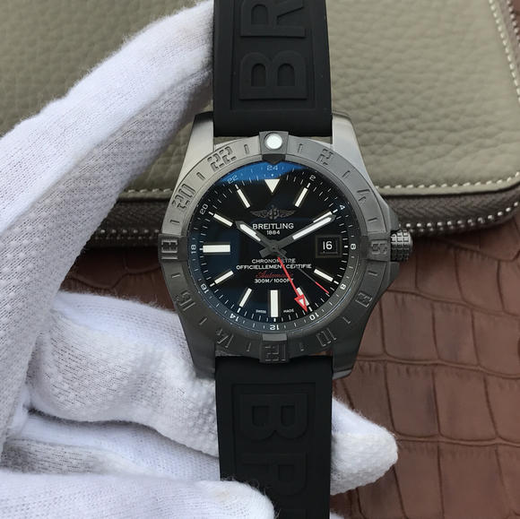 GF Factory Breitling Avenger II World Time Watch Tape Mænds Mekanisk Watch - Klik på billedet for at lukke