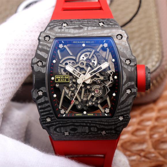 ZF Richard Mille RM035 mænds mekanisk ur, kulfiber, bureaukrati - Klik på billedet for at lukke