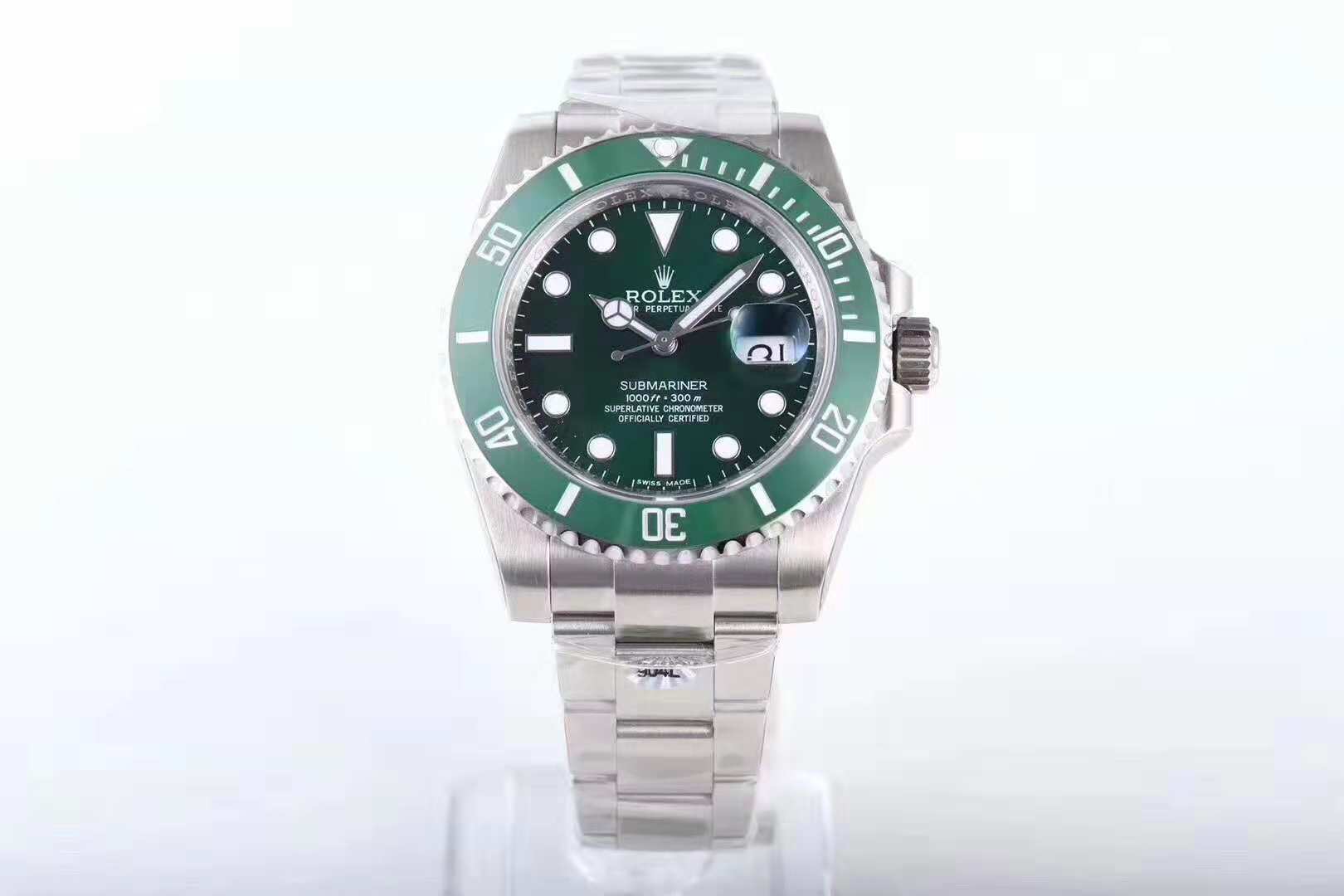 AR Green Water Ghost 904L AR fabrik replika Rolex Green Water Ghost ur.