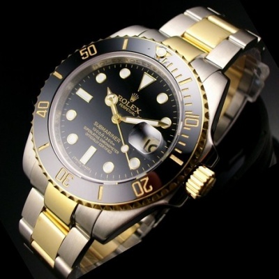 Schweiziske Rolex Rolex Mænds Watch Blackwater Ghost Stalker Mænds All-stål Automatisk Mekanisk Watch 18K Gold Black Surface - Klik på billedet for at lukke