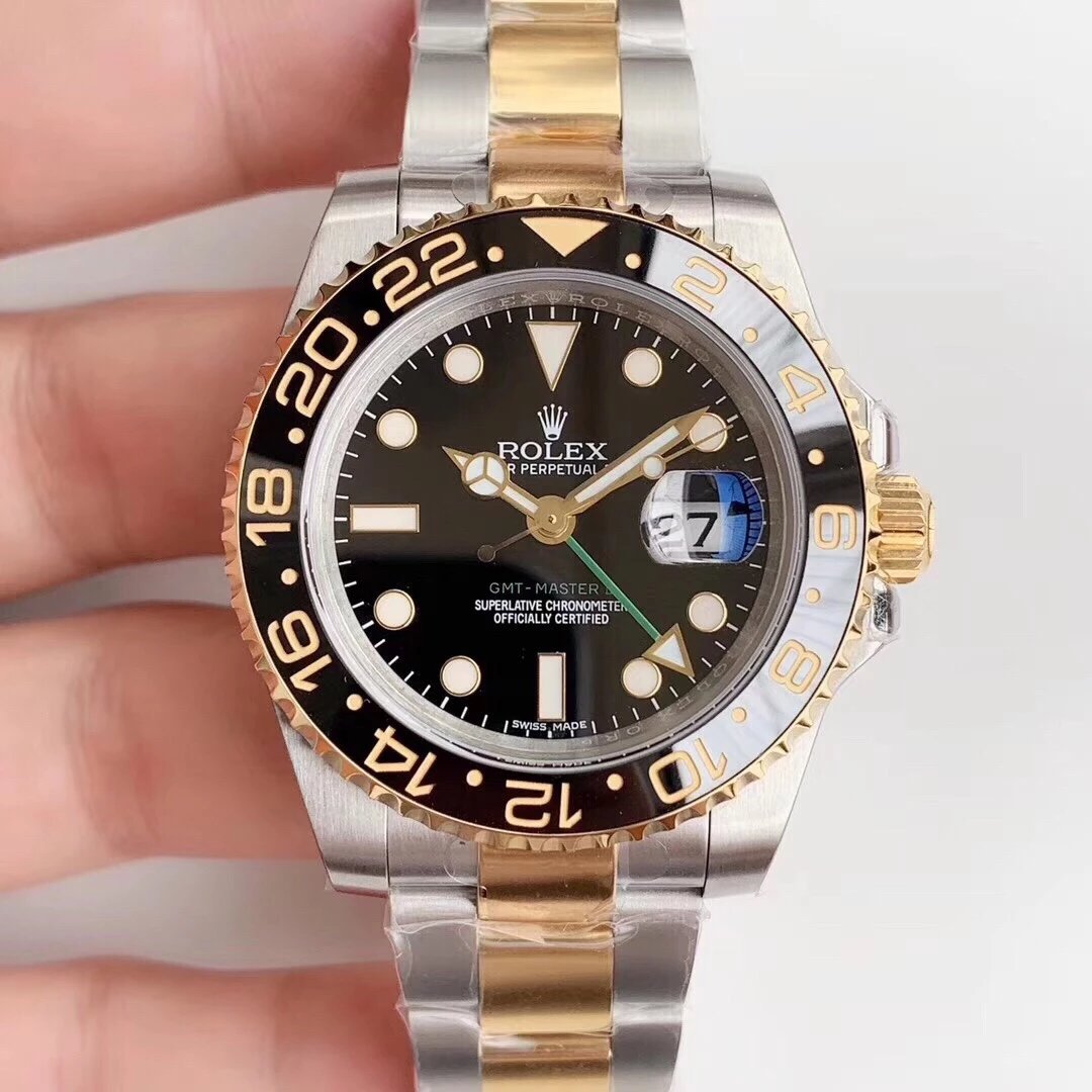 EW fortsætter klassikere og lancerer Rolex [GMT-Master II], en af Rolex mest populære ure, original en til en - Klik på billedet for at lukke