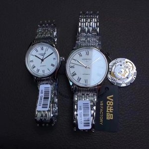 V8 Factory Longines Luya Serie automatische mechanische Paar Uhr (Einheit Preis)