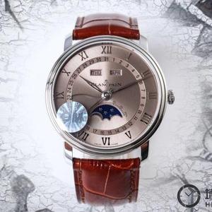OM es neueste s Masterpiece V2 upgraded version Die höchste Version auf dem Markt [Top] Blancpain Villeret Classic Series 6654 Moon Phase Display Watch