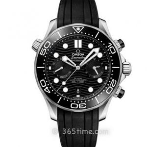 UM Omega Seamaster Serie 210.32.44.51.01.001 Chronograph Men Tape mechanische Uhr.