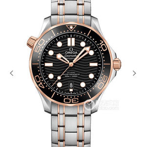 VS Omega Seamaster 300 Serie 210.20.42.20.01.001 Rose Gold Automatischemechanische Uhr Herrenuhr