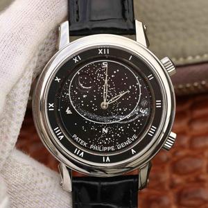 Patek Philippe aktualisierte Version von Sternenhimmel 5102 Himmel und Mond Genf Himmel Serie mechanische Uhr Replik Uhr