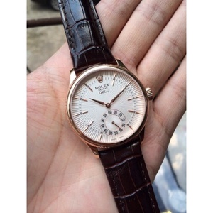 Schweizer Uhrwerk hohe Imitation Rolex automatische mechanische Uhr Schweizer original ETA2836 Uhrwerk 18K roségold weißes Gesicht