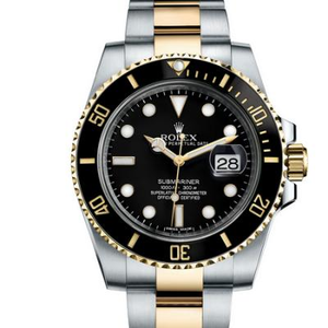 Rolex Golden Water Ghost 116613-LN-97203 8DI Black Plate v7 Diamond Edition Herren Mechanische Uhr