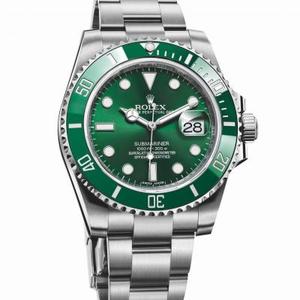 N Werks-V8-Version Rolex Submariner-Serie Green Water Ghost-Kalender-Taucheruhr, die höchste Version der Top-Replik-Uhr 904.