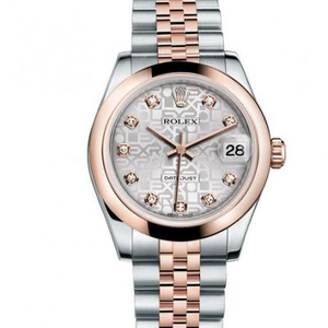 Rolex Ladies Datejust 178241 Automatisches mechanisches Uhrwerk, Damenuhr, Edelstahlgehäuse und Armband