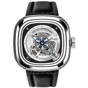 Sieben Freitage SEVENFRIDAY-S1/01 Lederuhr Herrenuhr automatische mechanische Uhr dichten Boden