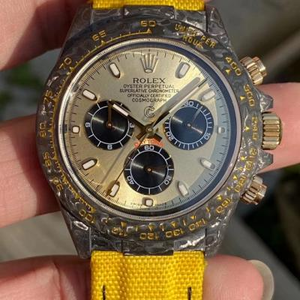 WWF Factory Rolex Cosmic Chronograph Daytona Serie Herren Chronograph Mechanische Uhr Kohlefasermuster