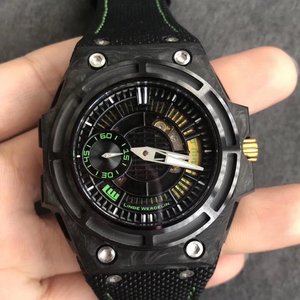XF Schweizer Uhrenhersteller Linde Werdelin (Lindeweiner) Sportuhr Carbonfaser