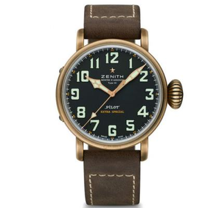 XF-Fabrik stellt Zenith 29.2430.679/21.C753 Pilot Dafei Bronze Herrenuhr nach