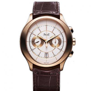 Piaget schwarzer Gürtel Serie G0A37112, importiert Citizen 9100 modifiziert original Cal.882P automatische multifunktionale mechanische Uhrwerk, 43 mm gerade