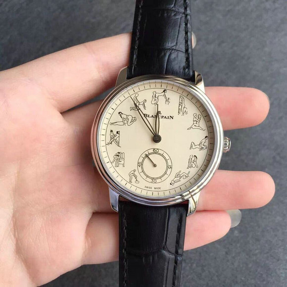 Blancpain Erotica Uhr mit zweieinhalb Sekunden, die von Gefühlen getragen wird, produziert von MK Fabrik - zum Schließen ins Bild klicken