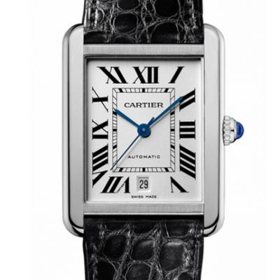 Cartier Tank Serie W5200027 Uhr Uhr Größe 31x41mm Herrengürtel mechanische Uhr - zum Schließen ins Bild klicken