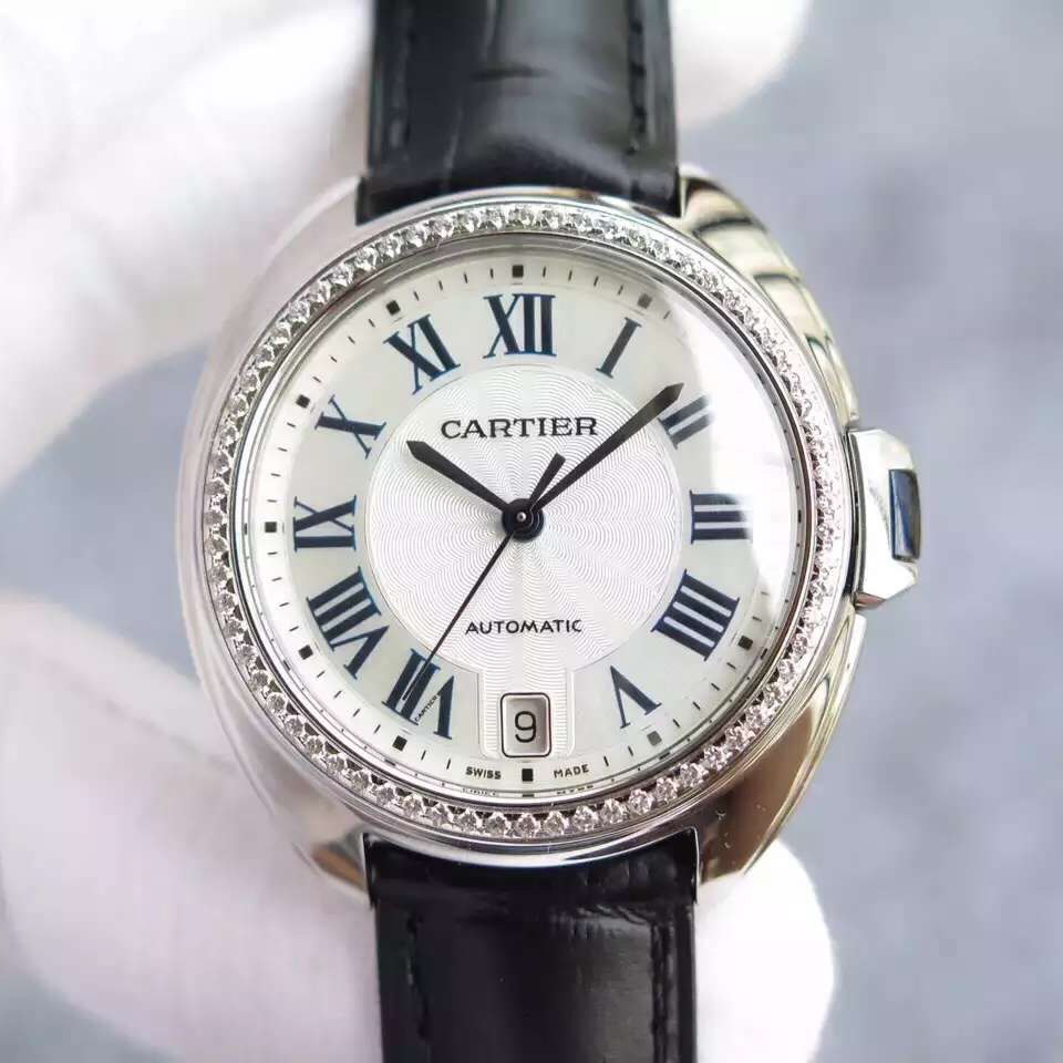 CARTIER Cartier Schlüssel Serie WGCL0005 Uhrengehäuse mit Diamanten. - zum Schließen ins Bild klicken