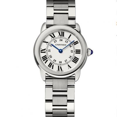 TW Fabrik Cartier London Serie W6701004 ultradünne Schweizer Quarzwerk weibliche Uhr echte offene Form - zum Schließen ins Bild klicken