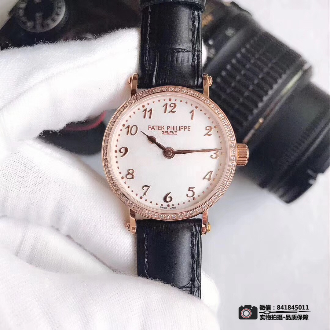 Patek Philippe Damen mechanische Uhr Elegante und edle Lady simple Style - zum Schließen ins Bild klicken