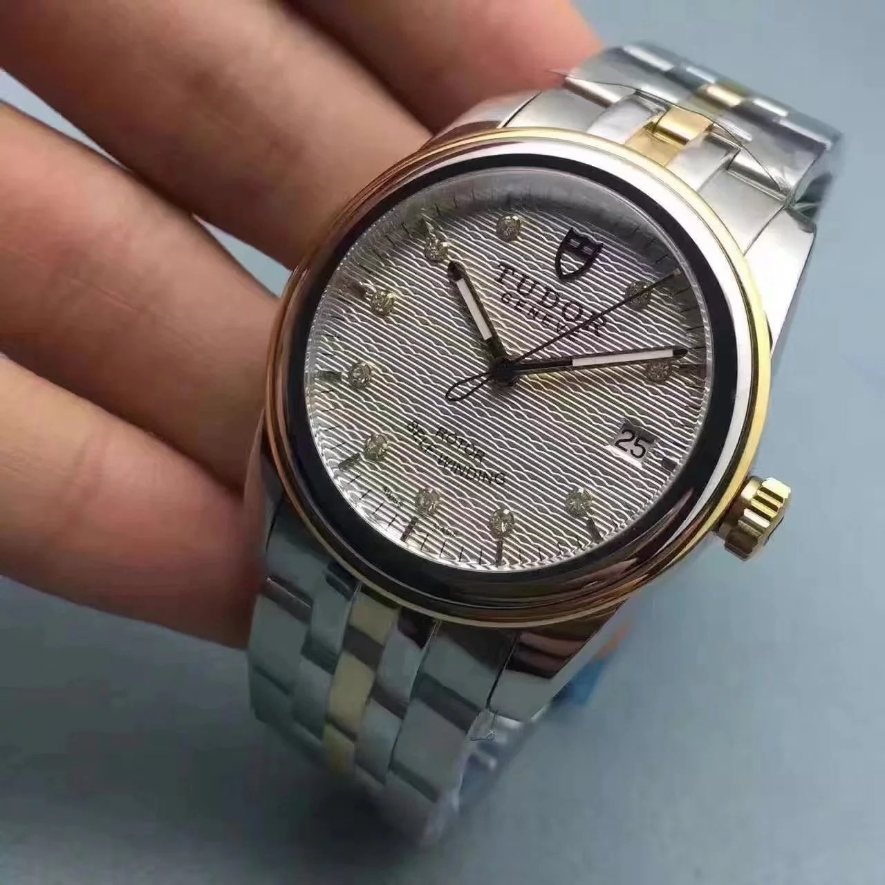 Boutique-Tudor Tudor Junjue Serie Herren mechanische Uhr 18k Gold - zum Schließen ins Bild klicken